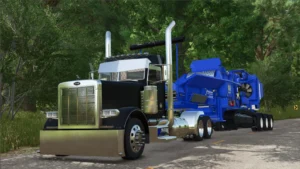 Peterson 5710D Chipper and Chip Trailer 3